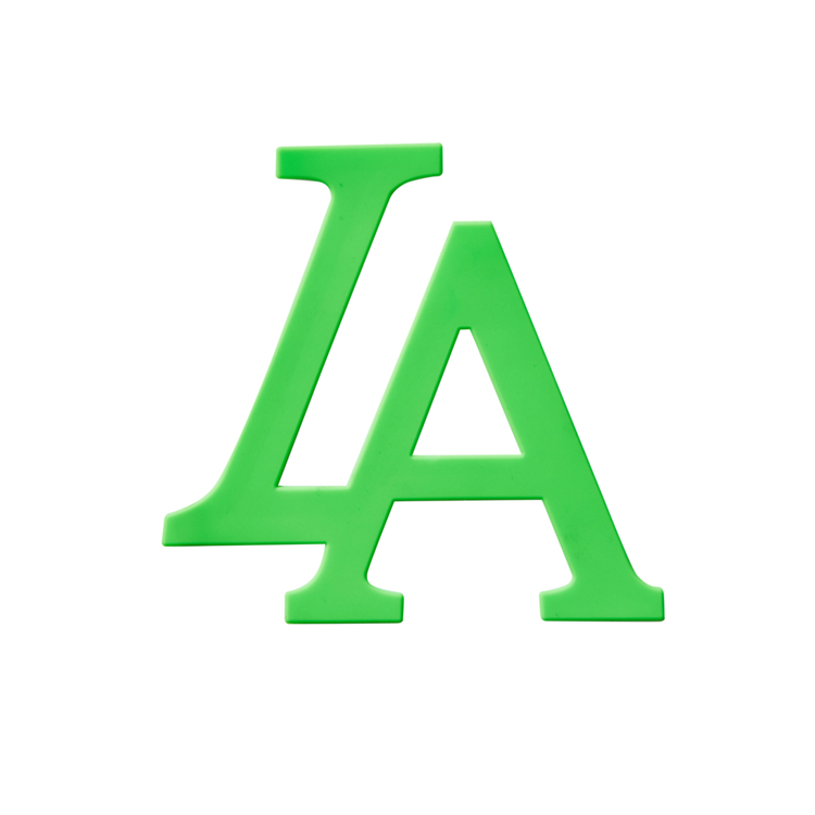 LA silicone backpack labels